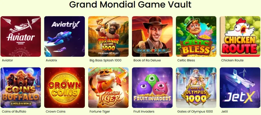 Grand Mondial Casino App